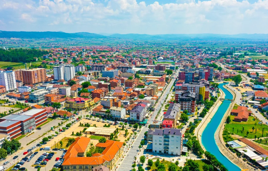 Pamje ajrore e Podujevës